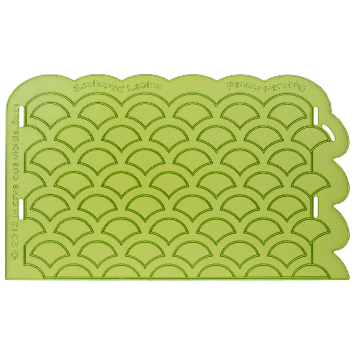 Marvelous Molds Silicone Mold - Scalloped Lattice Silicone Onlay®
