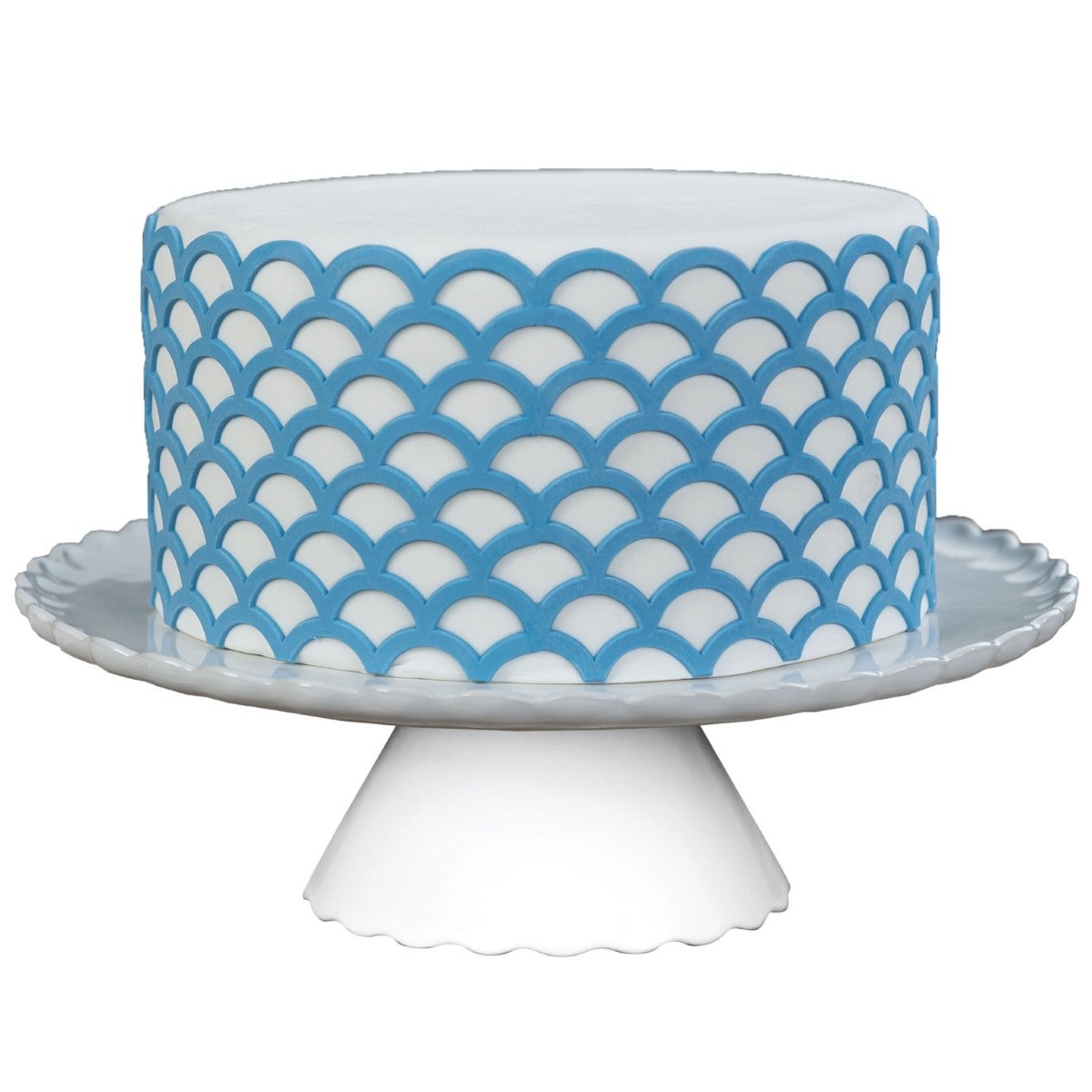 Marvelous Molds Silicone Mold - Scalloped Lattice Silicone Onlay®