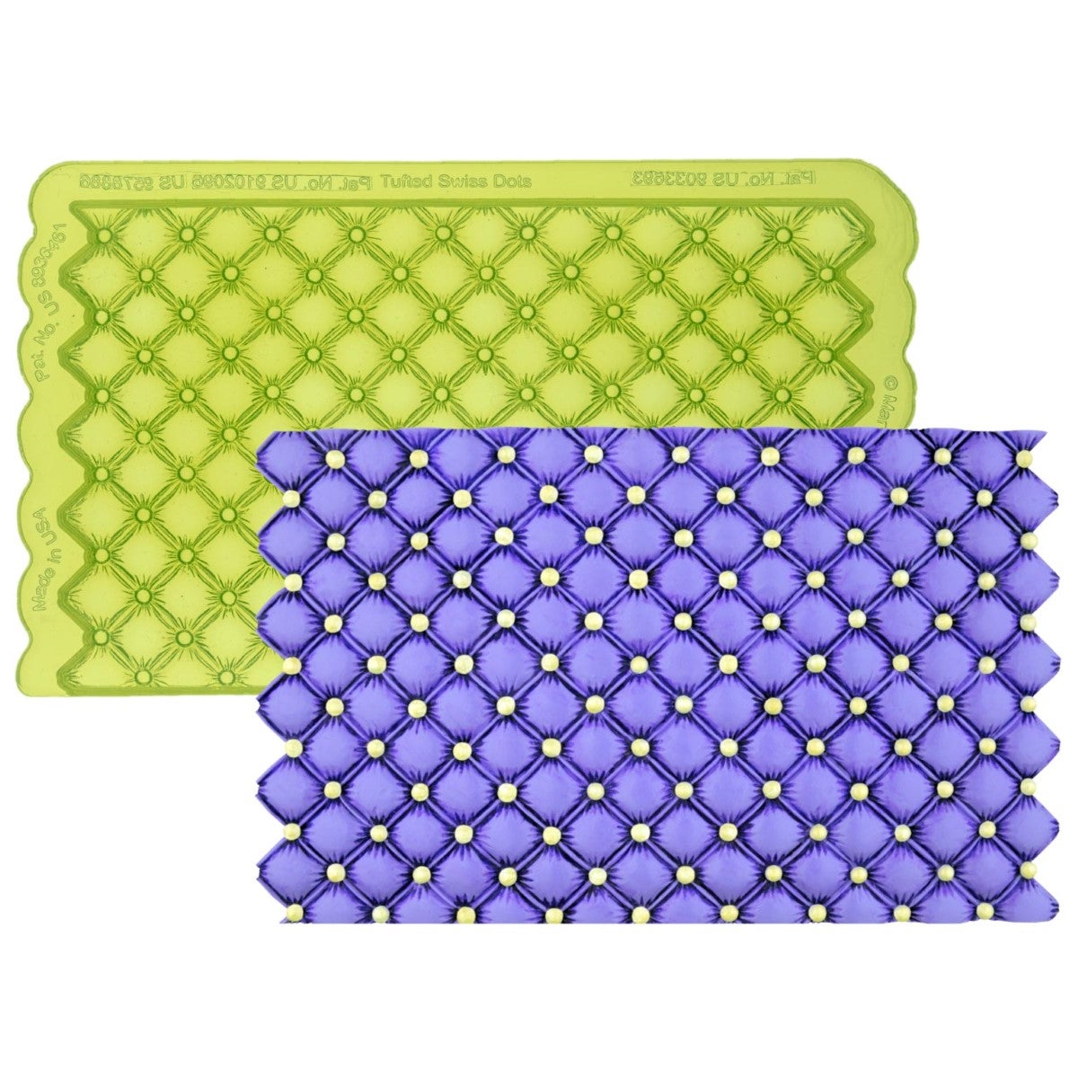 Marvelous Molds Silicone Mold - Tufted Swiss Dot Simpress