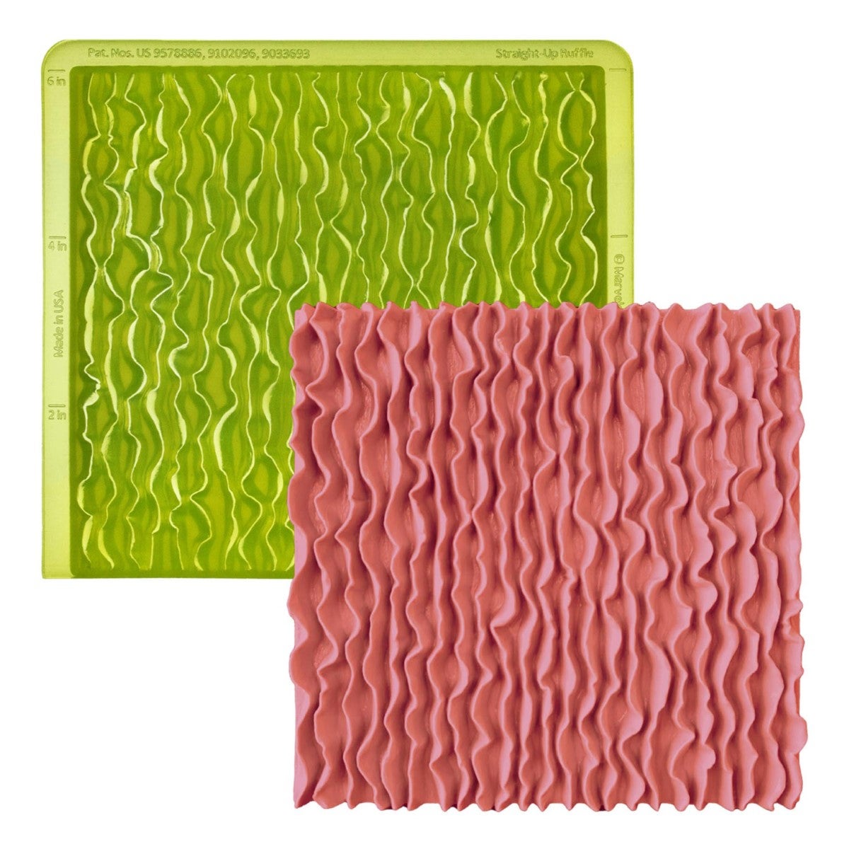 Marvelous Molds Silicone Mold - Straight-Up Ruffle