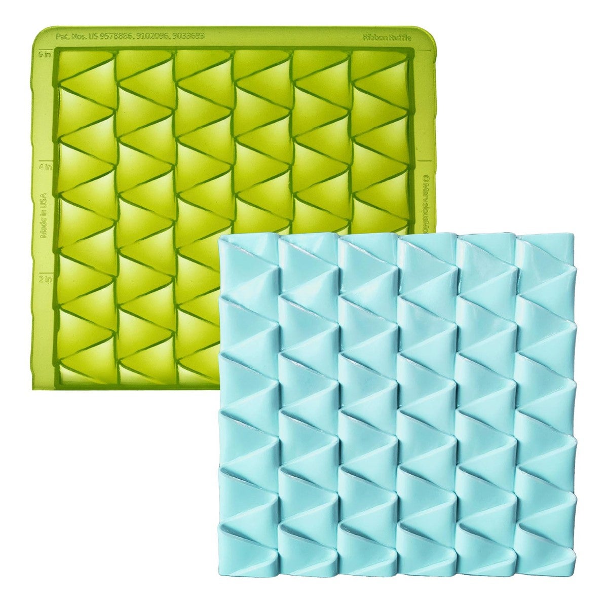 Marvelous Molds Silicone Mold - Ribbon Ruffle