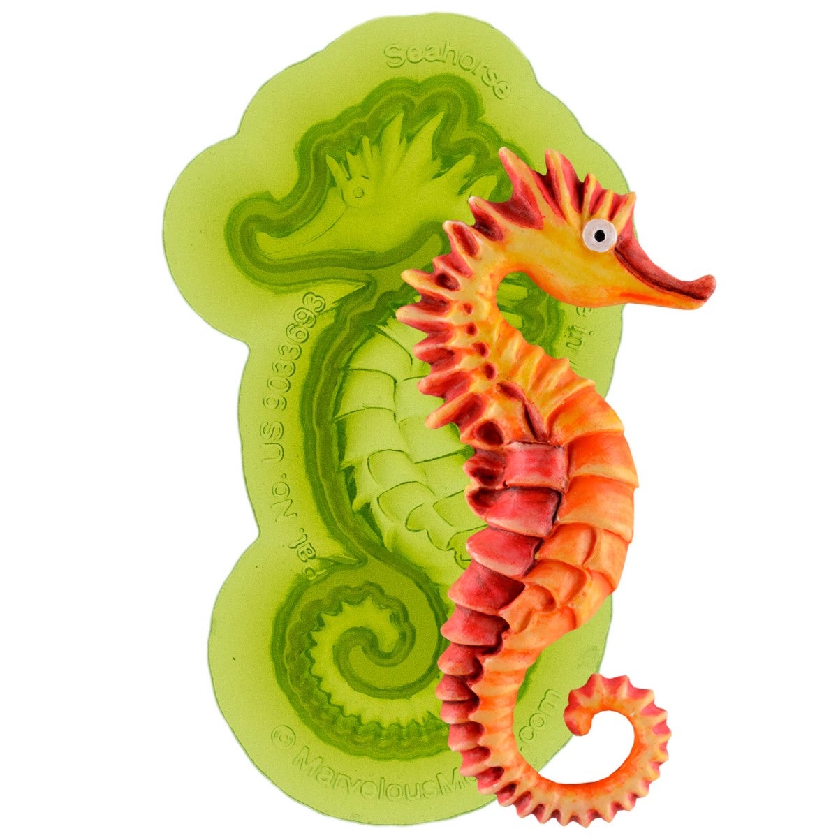 Marvelous Molds Silicone Mold - Seahorse Mold