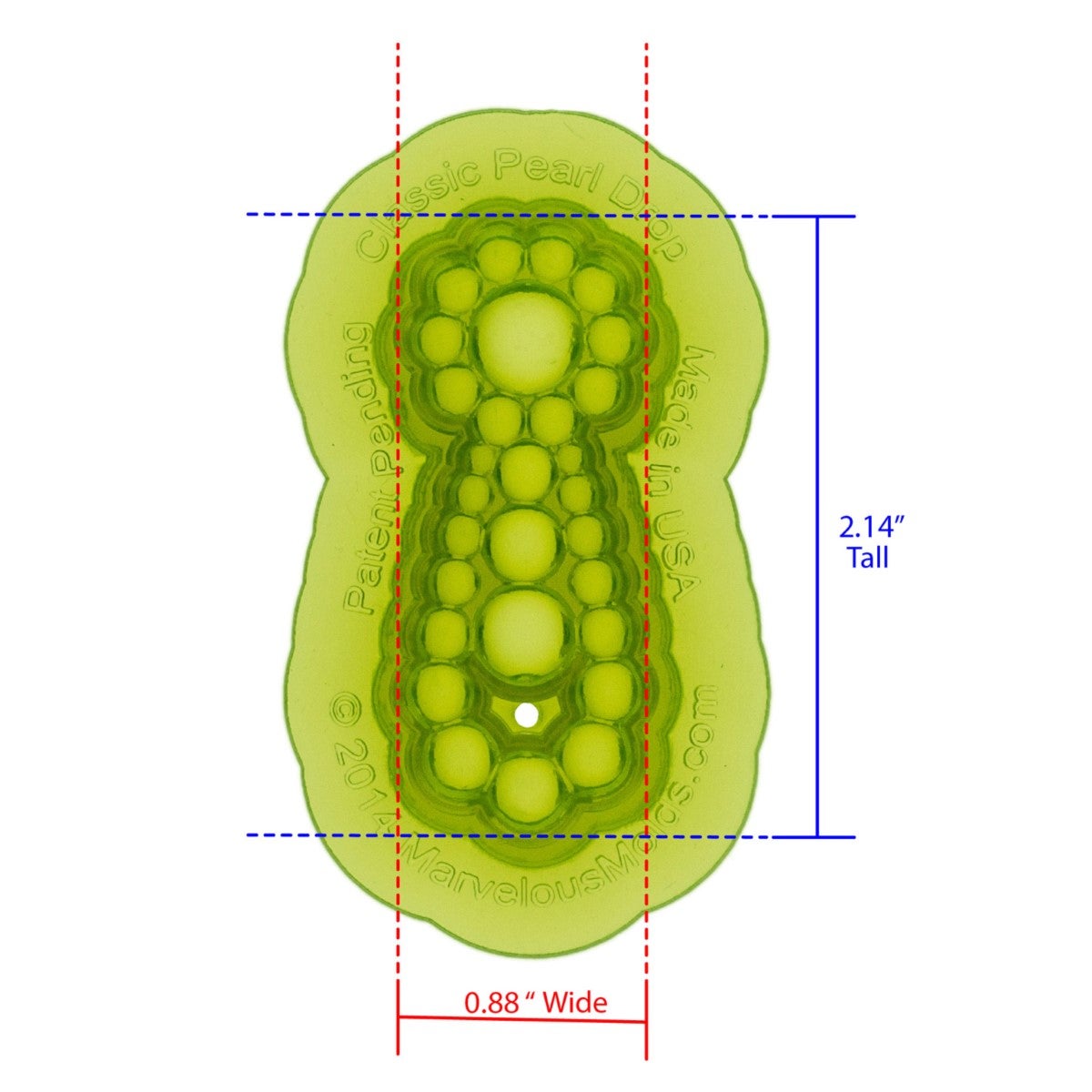 Marvelous Molds Silicone Mold - Classic Pearl Drop Mold
