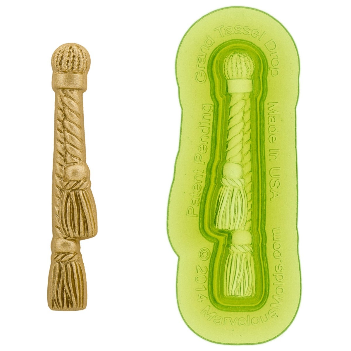 Marvelous Molds Silicone Mold - Grand Tassel Drop Mold
