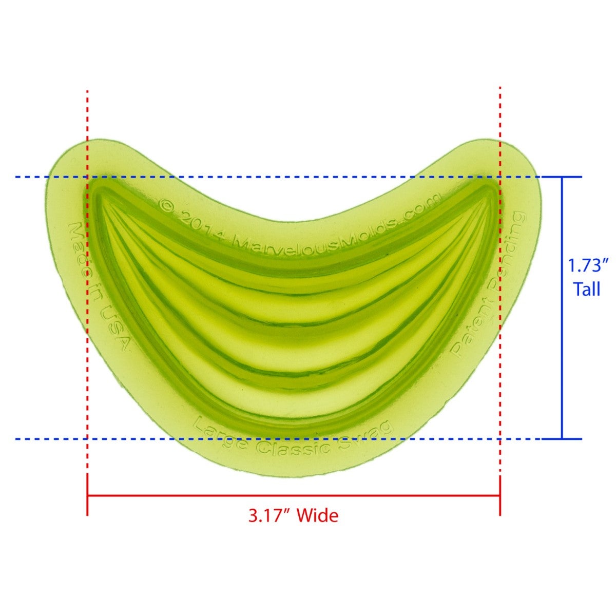 Marvelous Molds Silicone Mold - Large Classic Swag Mold