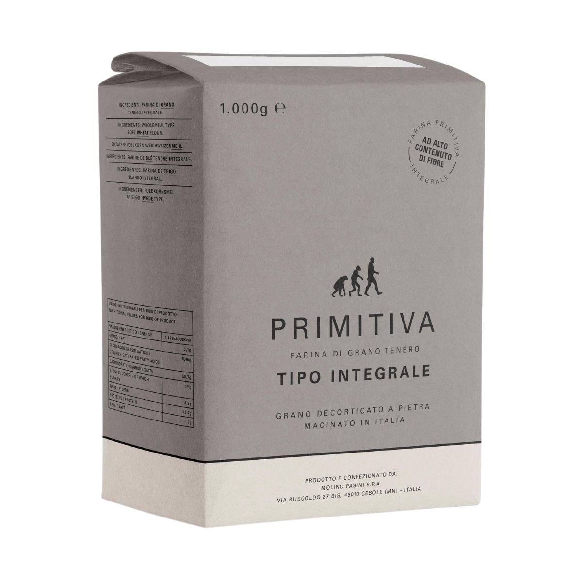 Molino Pasini Flour Wholemeal 1 kg