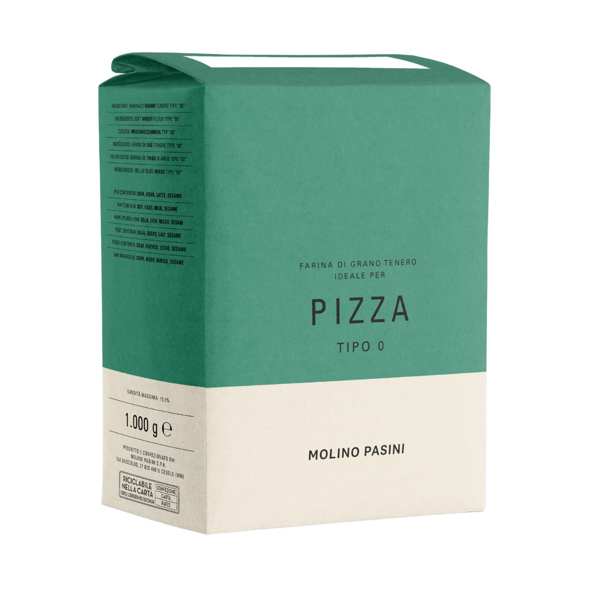 Molino Pasini Pizza 100% Wheat Flour Type 00 1 kg