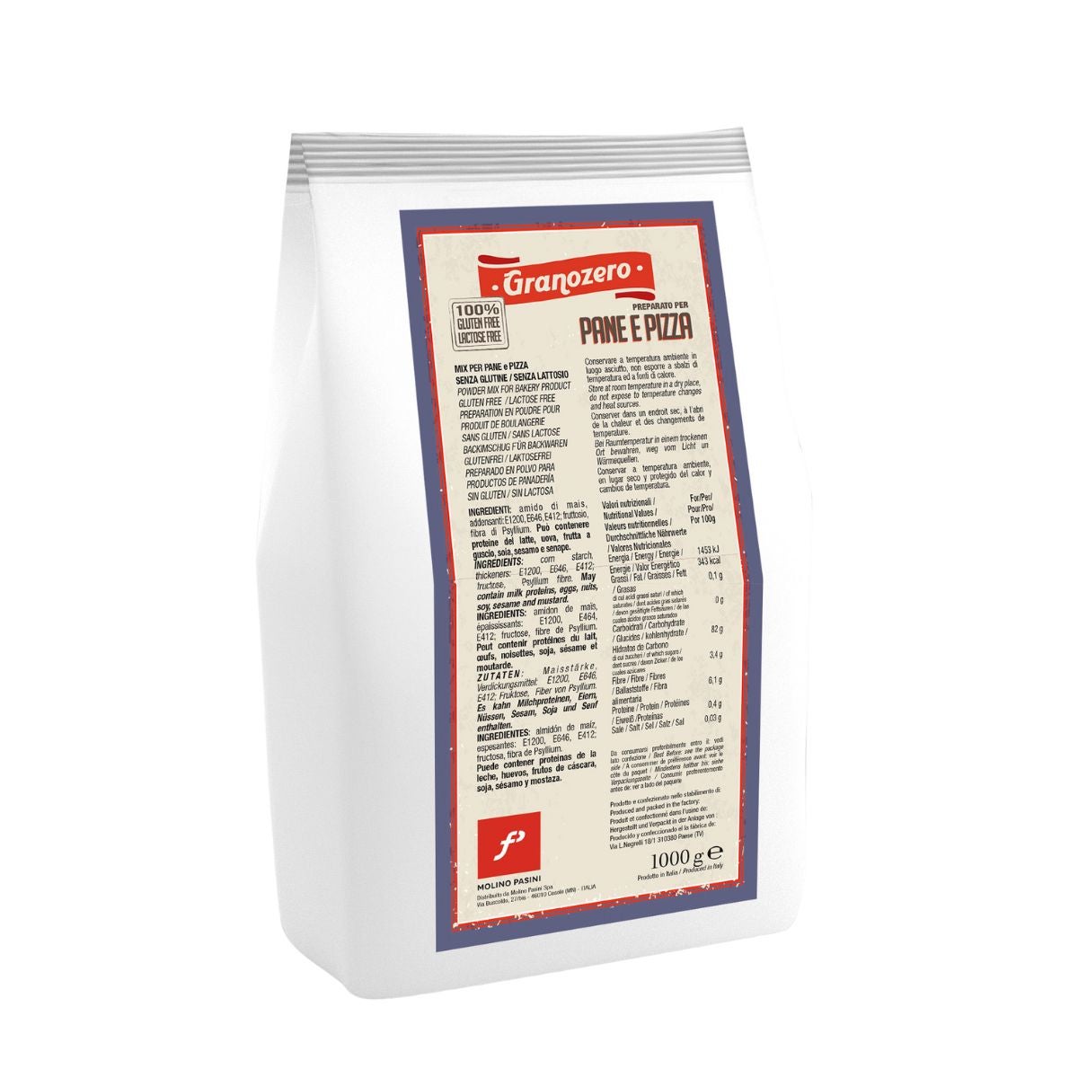 Molino Pasini Gluten Free Flour Bread and Pizza 1 kg