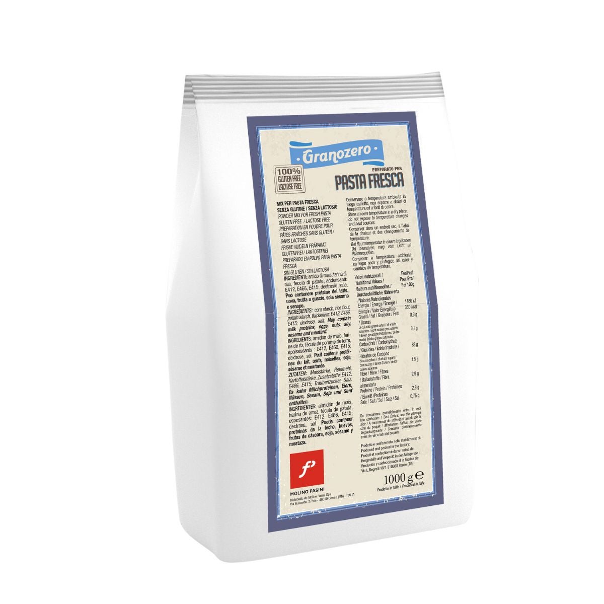 Molino Pasini Gluten Free Flour Fresh Pasta Mix 1 kg