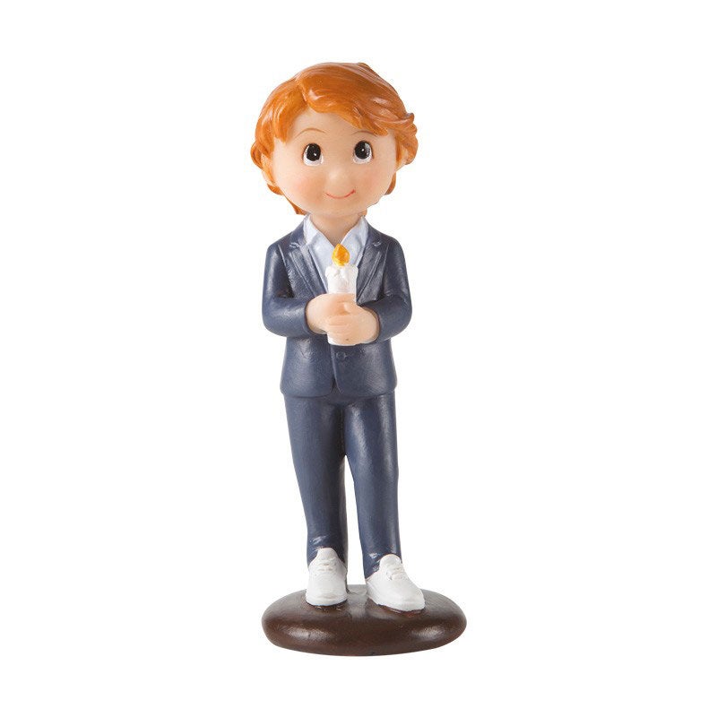 Decorative Figure Communion - Boy with Candle 10cm
