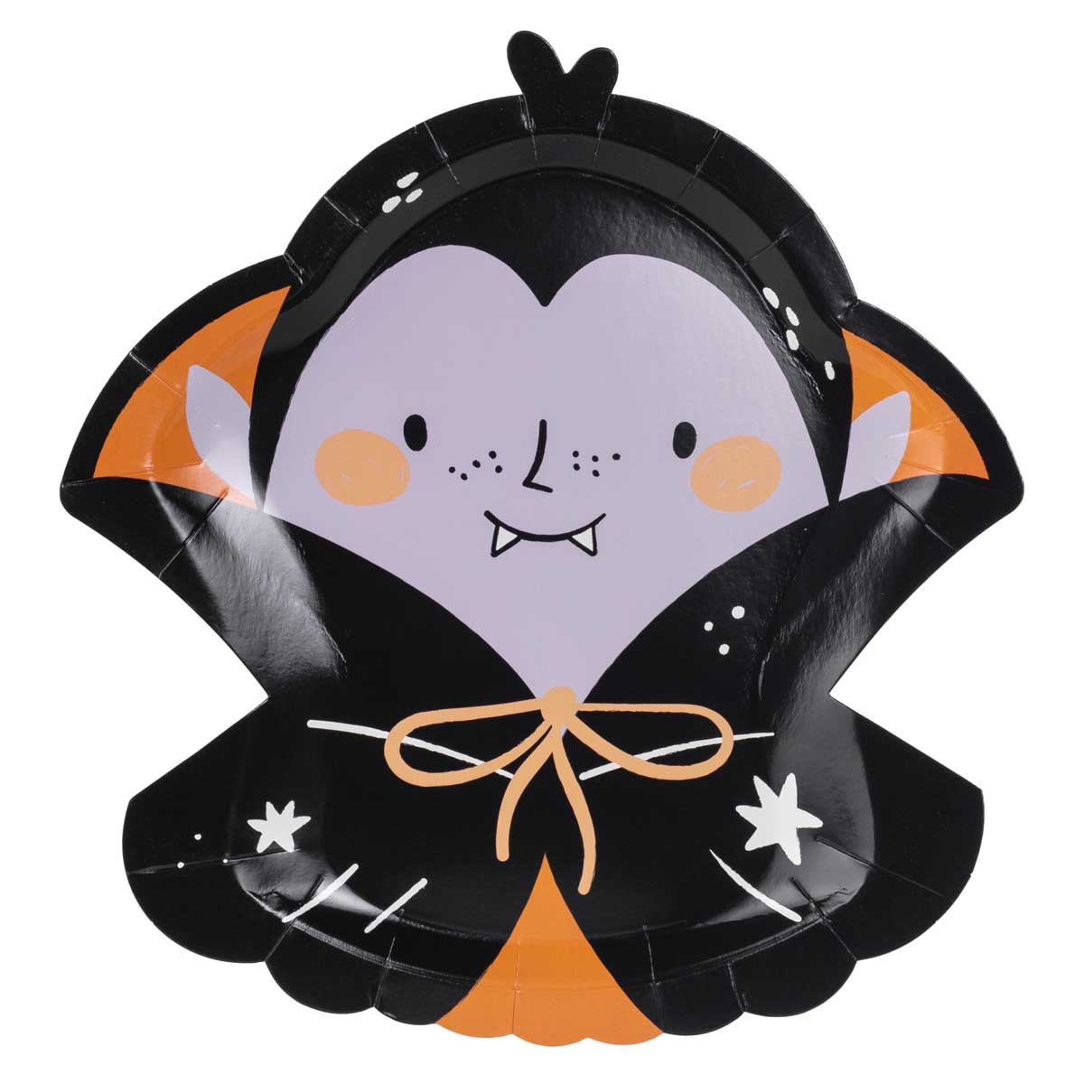 PartyDeco Paper Plates Dracula pk/6