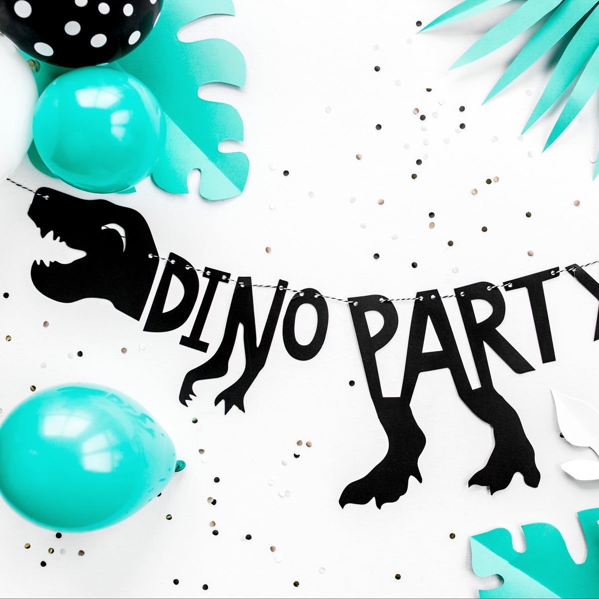 PartyDeco Banner Dinosaurs