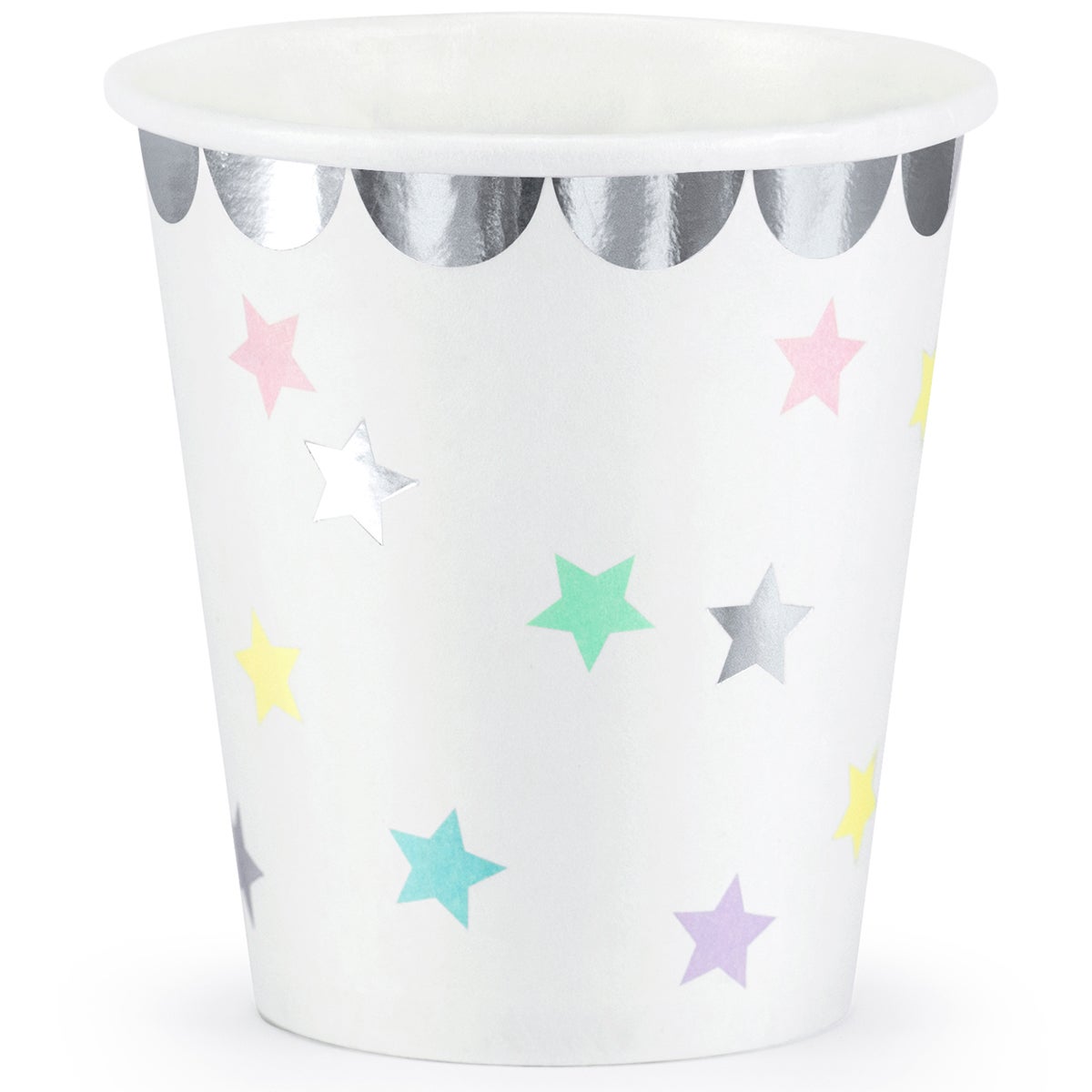 PartyDeco Cups Unicorn Stars pk/6