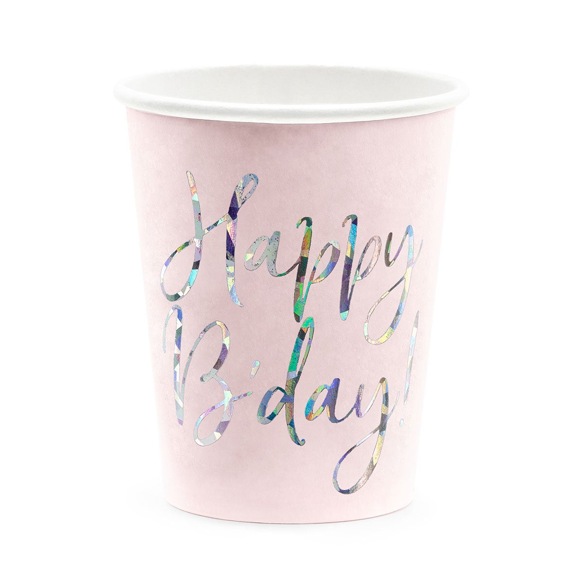 PartyDeco Cups Happy Birthday pk/6