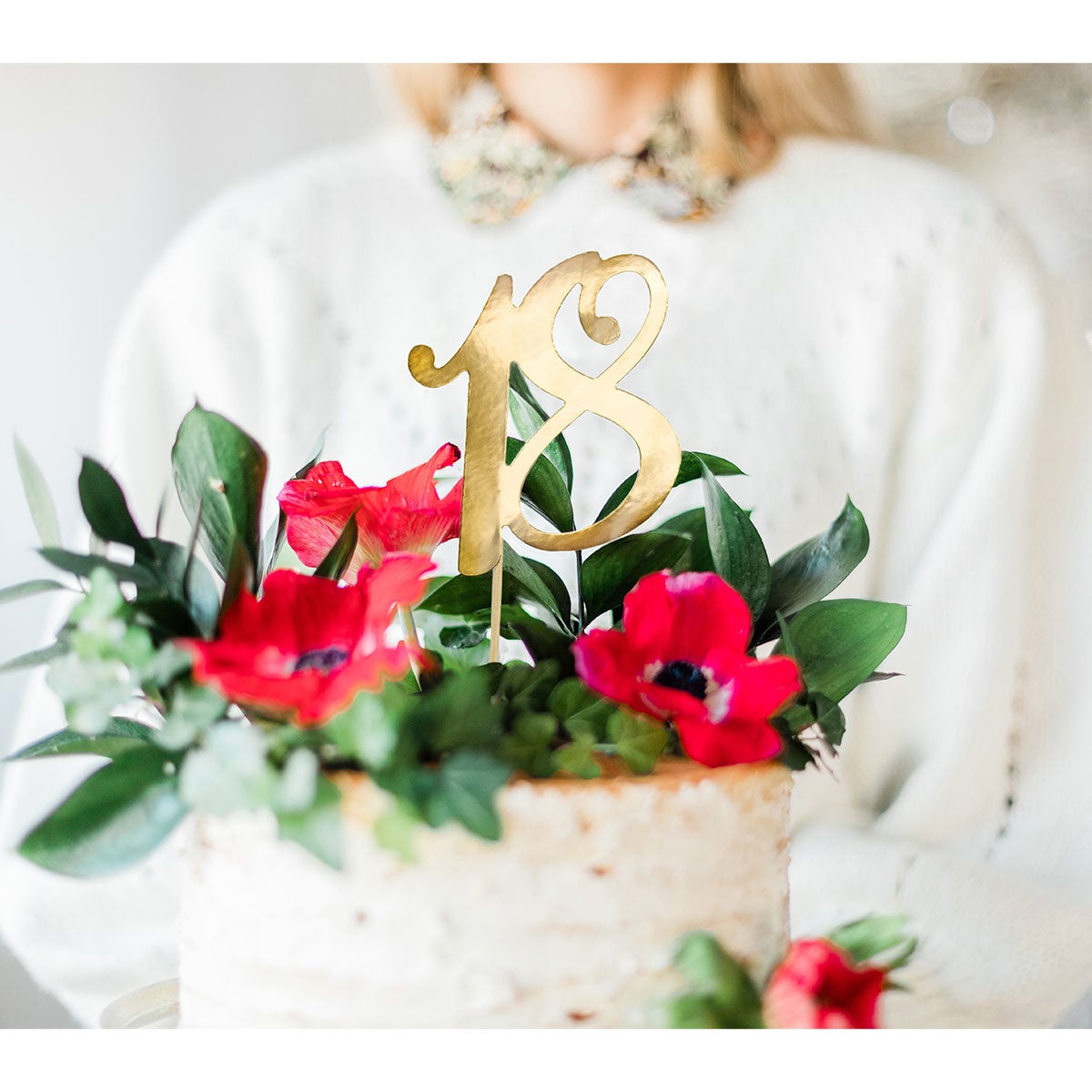 PartDeco Cake Topper 18 Gold