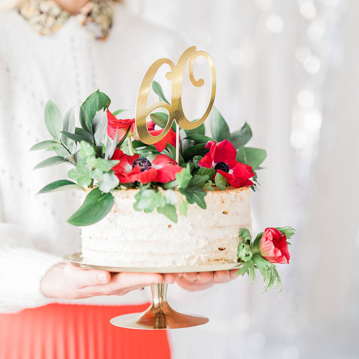 PartDeco Cake Topper 60 Gold