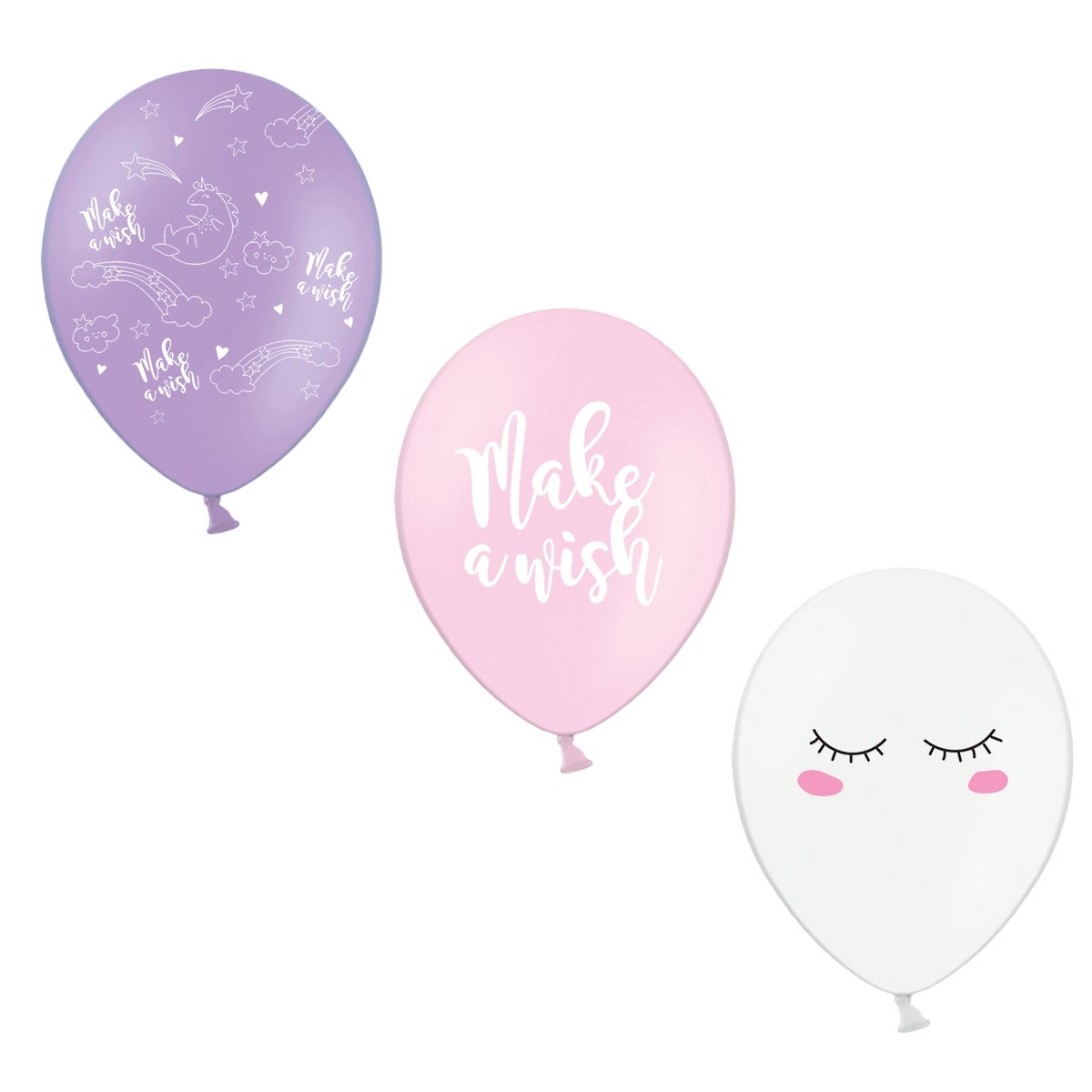 PartyDeco Balloons Unicorn Mix Set/6