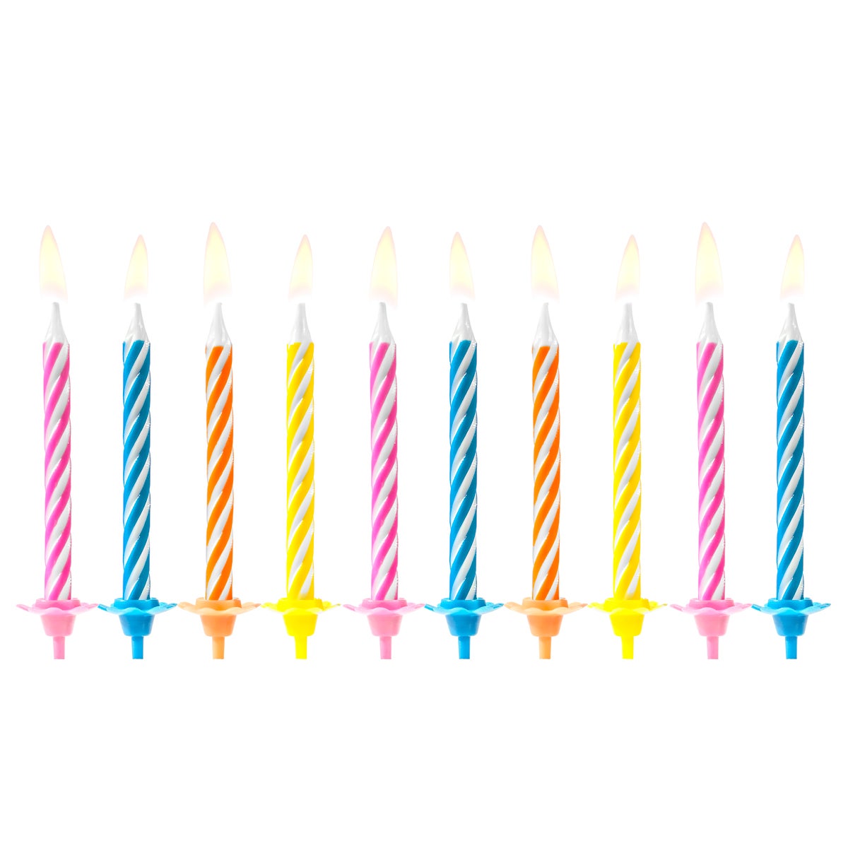 PartyDeco Birthday Candles Mix pk/10
