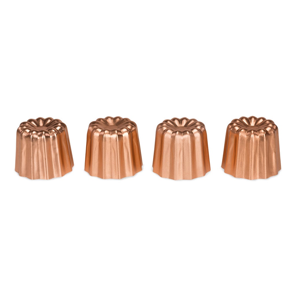 Patisse Canelé Mold Set/4