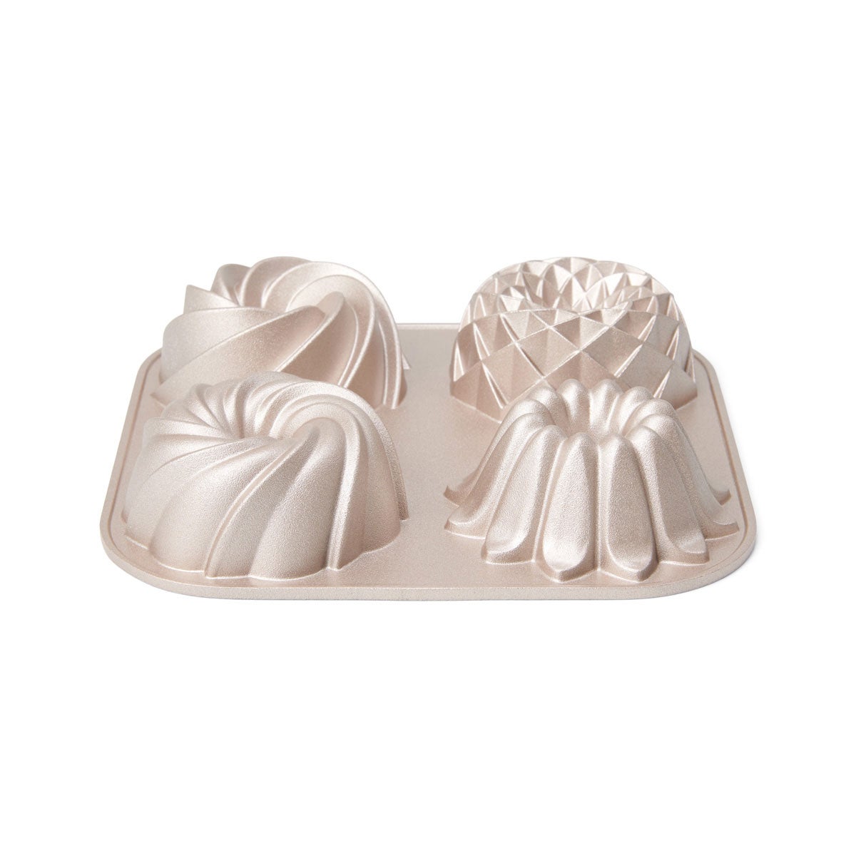 Patisse Mini Bundt Pan Cast Aluminium 4 Cavities