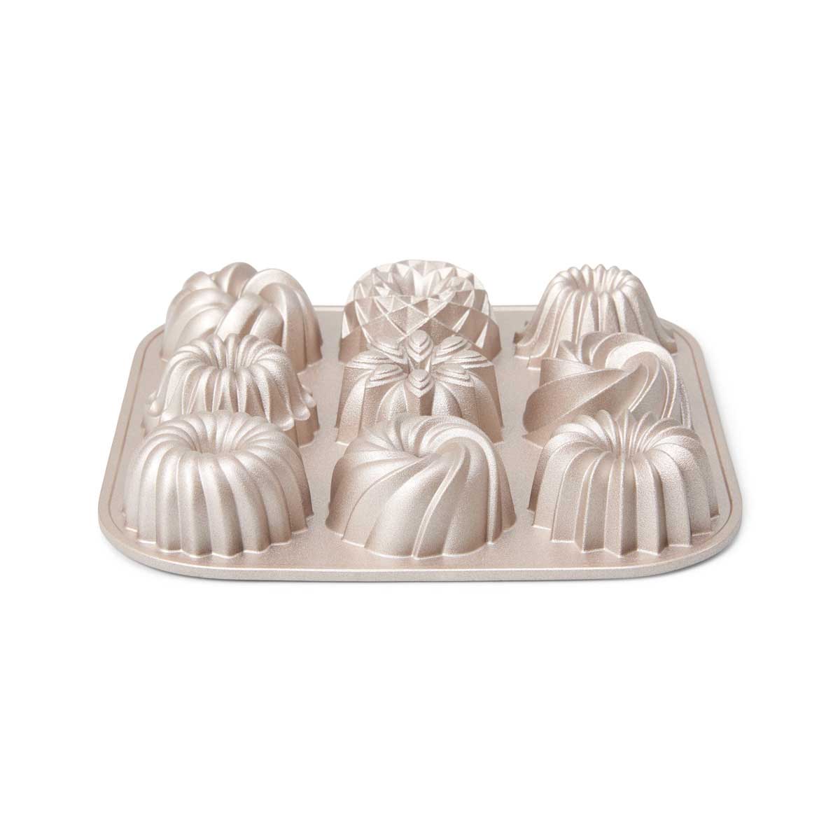 Patisse Mini Bundt Pan Cast Aluminium 9 Cavities