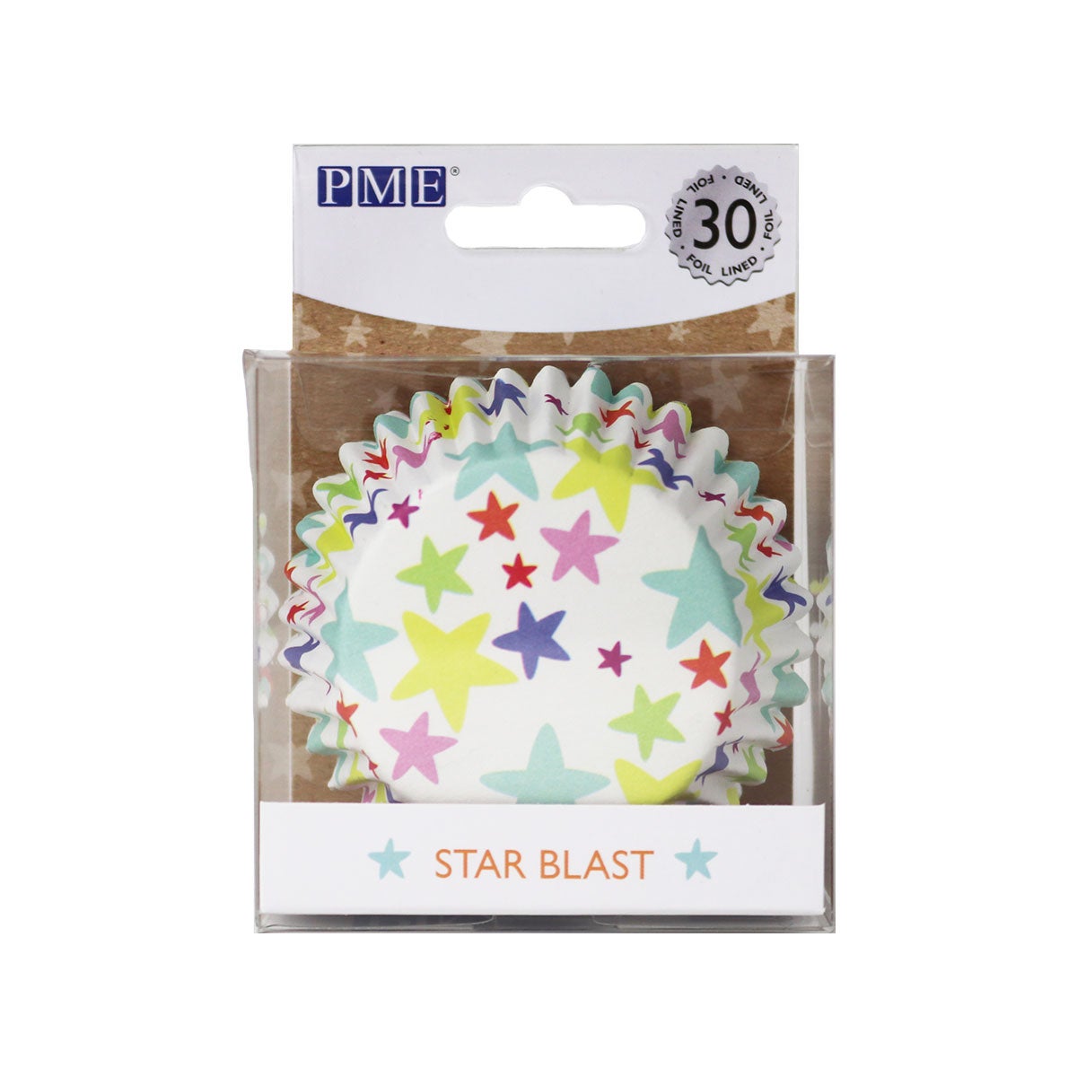 PME Foil Baking Cups Star Blast pk/30