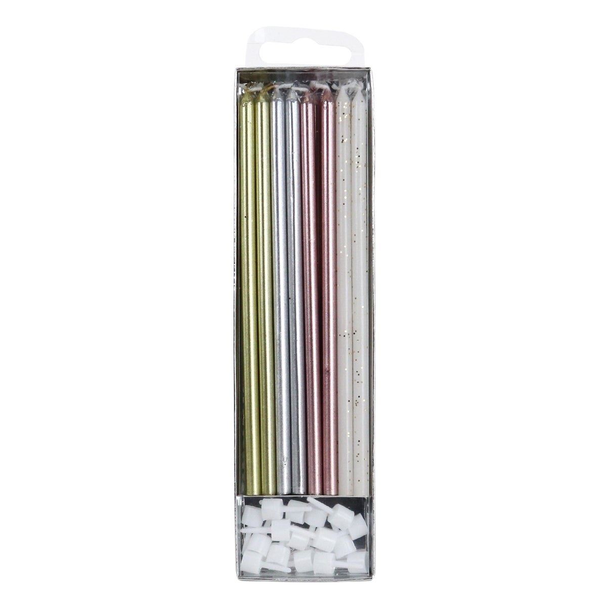 PME Extra Tall Candles Mixed 18cm pk/16