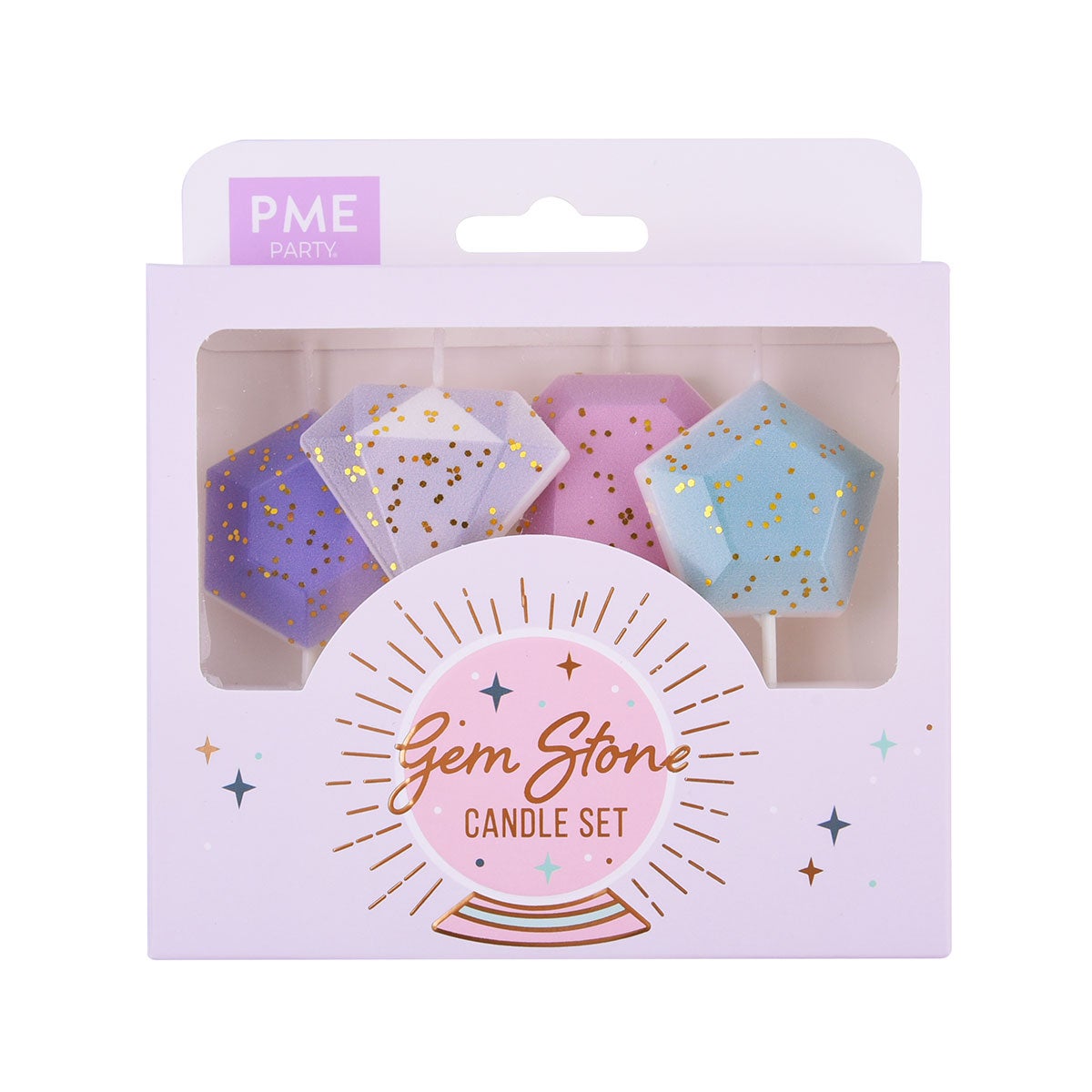 PME Candles - Gem Stones Set/4