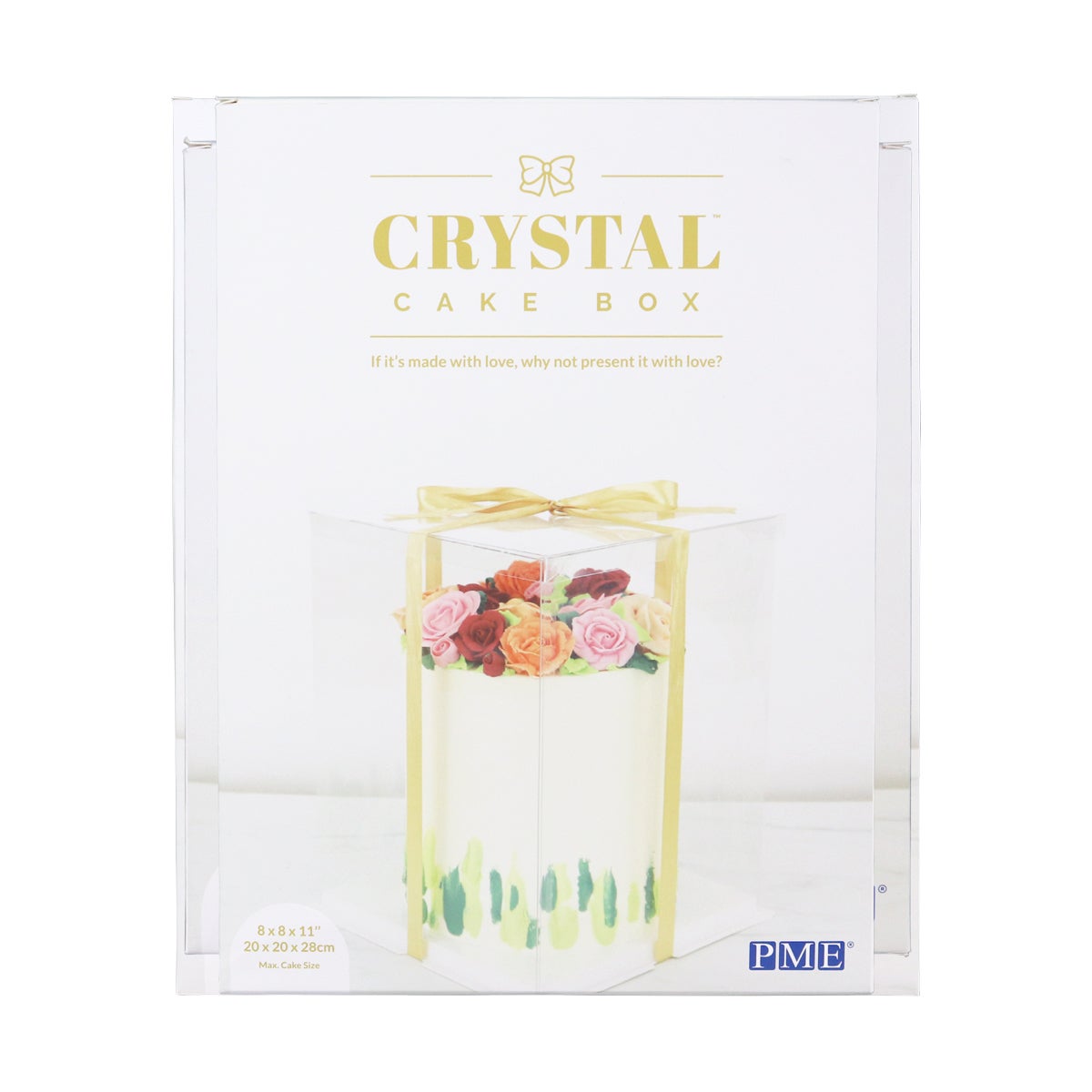 PME Crystal Cake Box -25cm