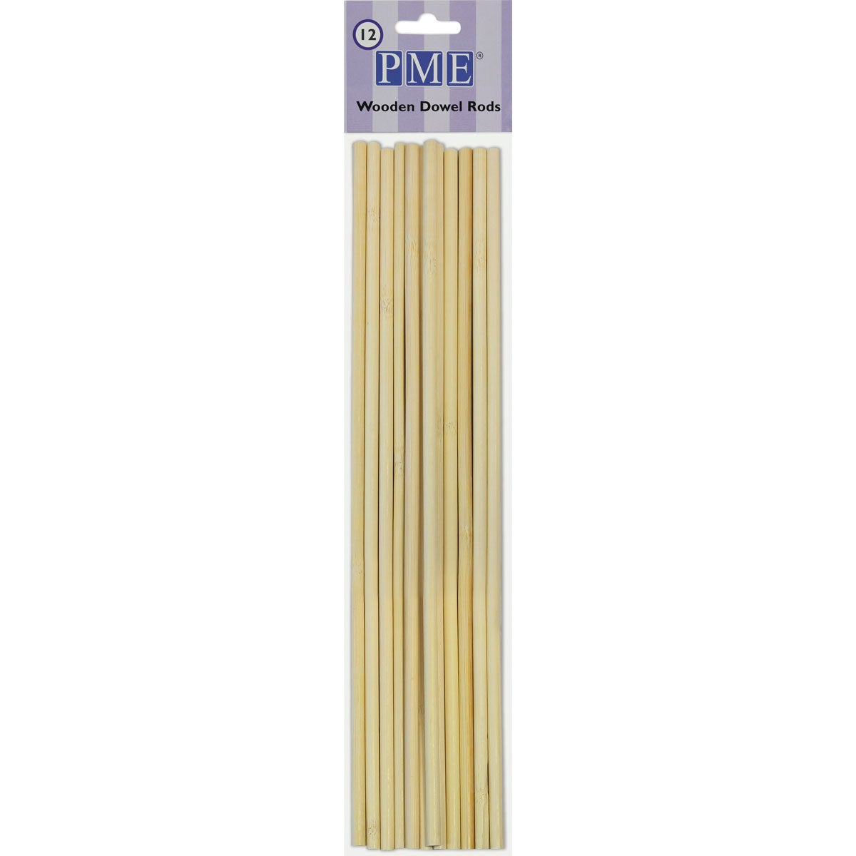 PME Dowel Rods Wood pk/12