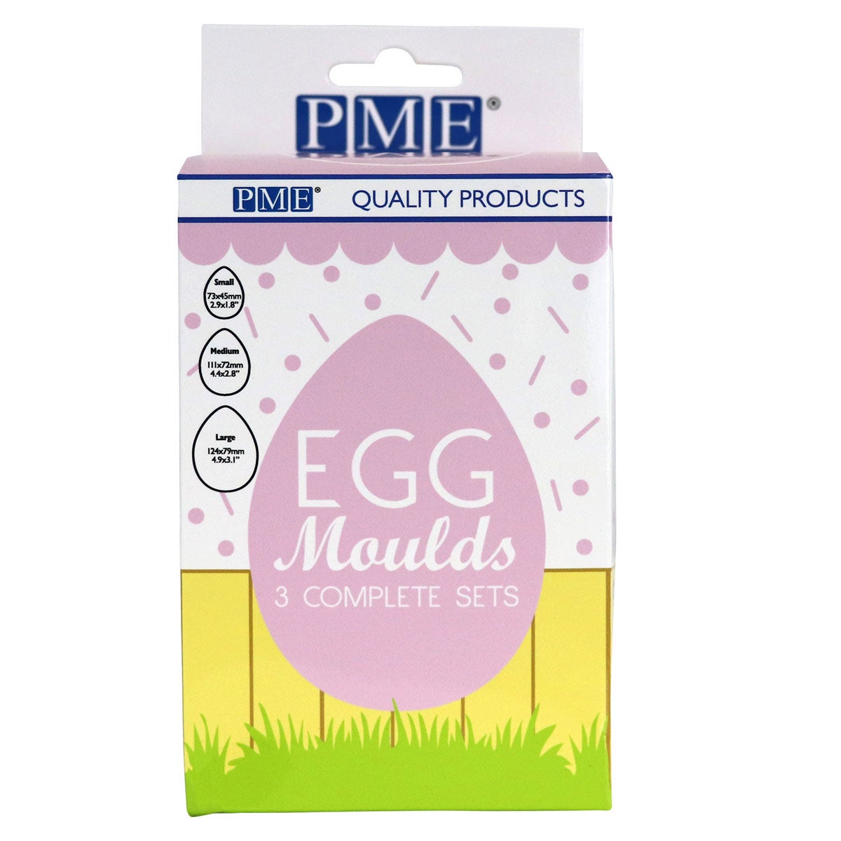 PME Egg Moulds Set/3