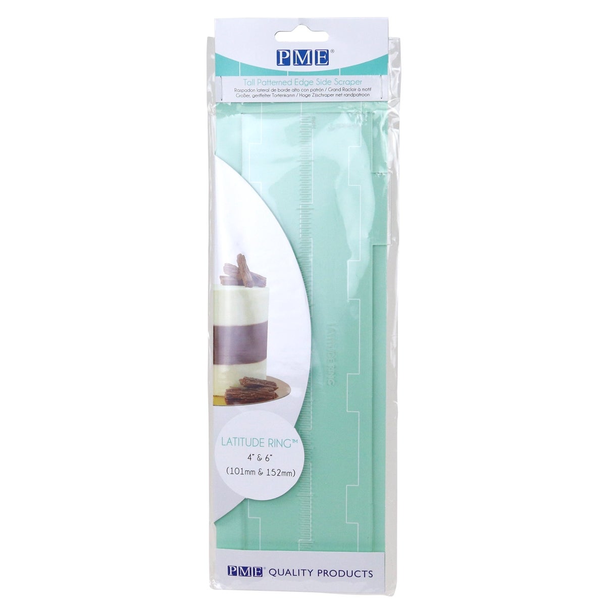 PME Acrylic Side Scraper Latitude Ring 4 & 6 inch Tall