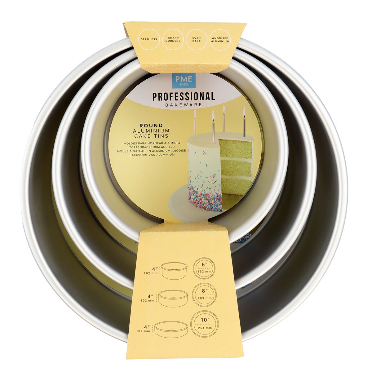 PME Extra Deep Round Cake Pan Set/3