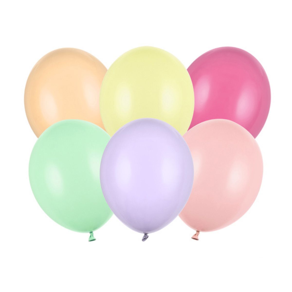 PartyDeco Strong Balloons 12 cm Pastel Mix pk/100