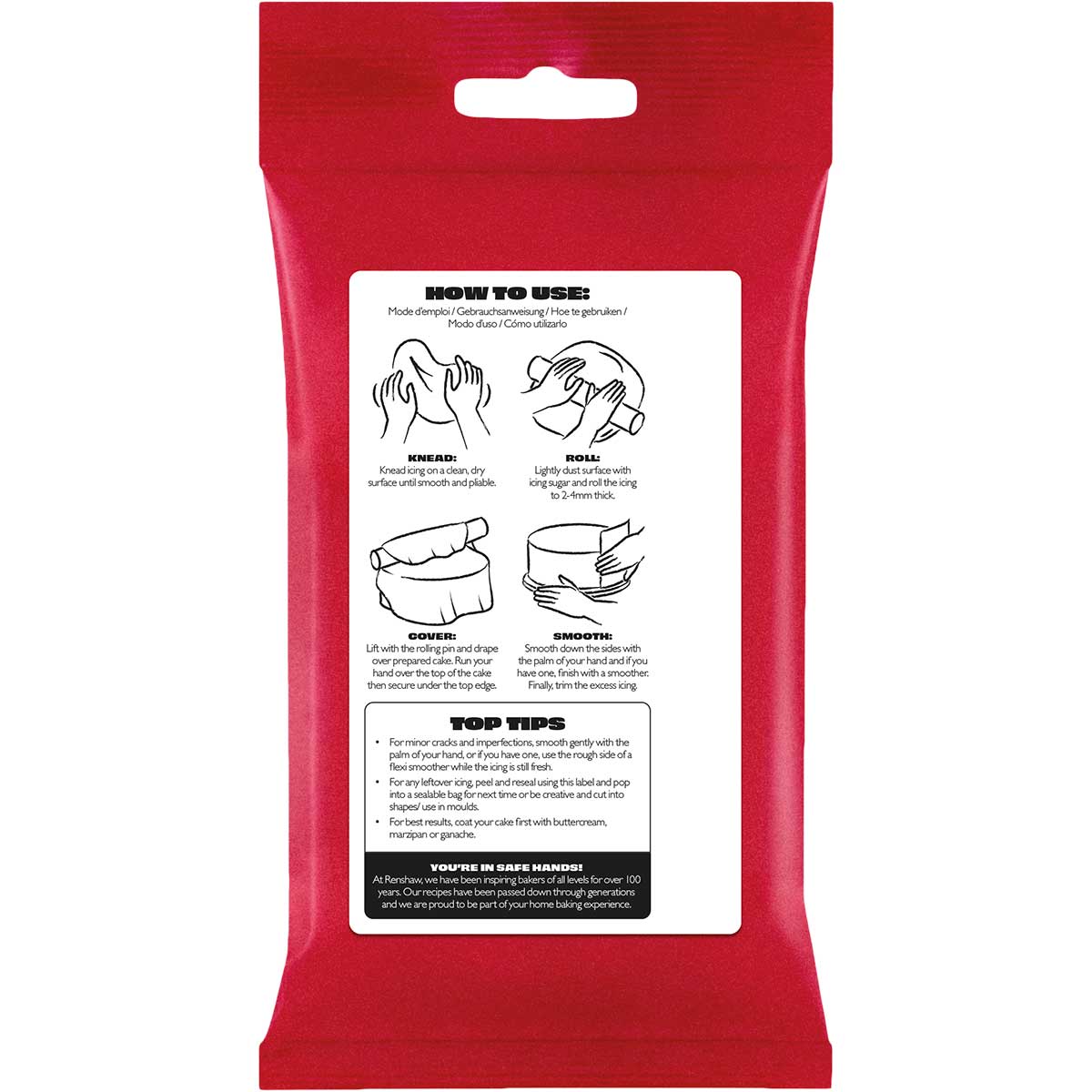 Renshaw Fondant Icing White 500g