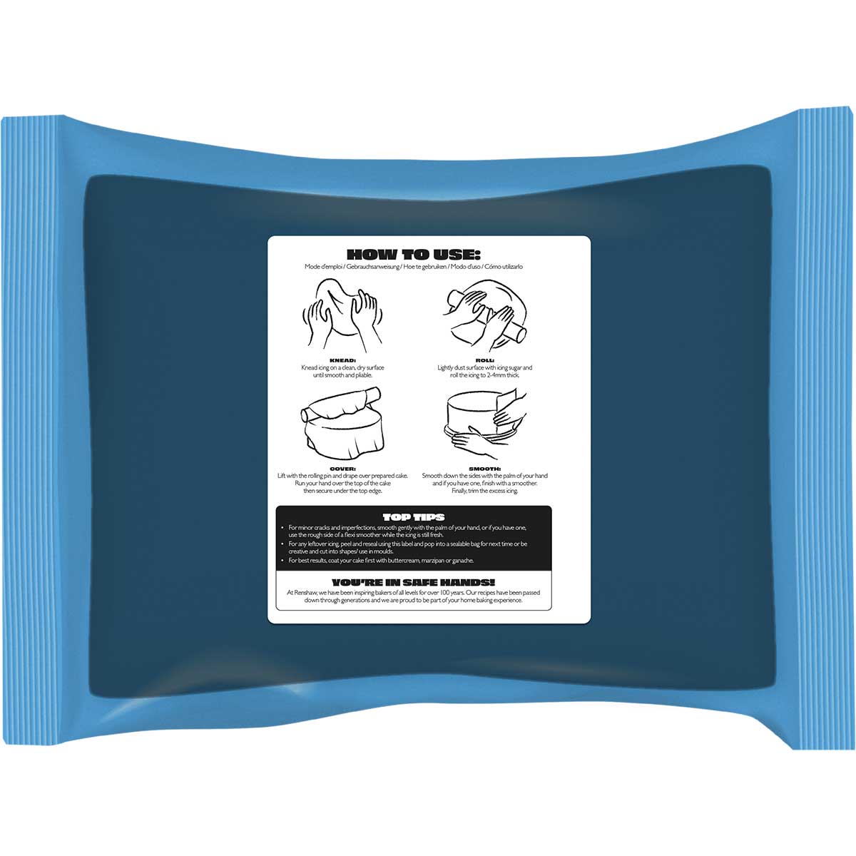 Renshaw Fondant Icing Black 2.5kg