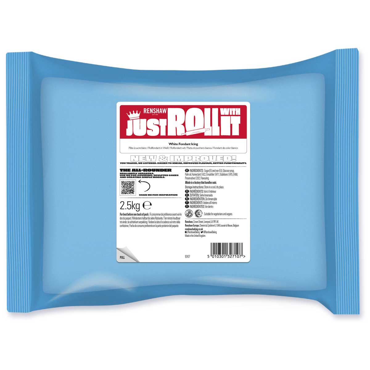 Renshaw Fondant Icing White 2.5kg