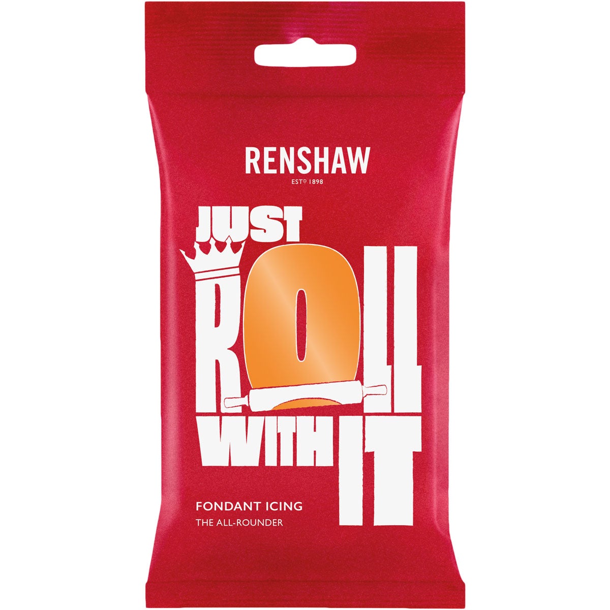 Renshaw Fondant Icing Tiger Orange 250g