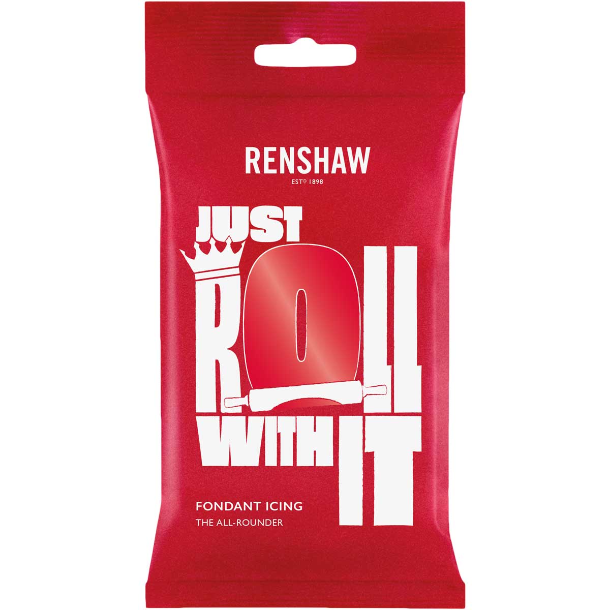 Renshaw Sugar Paste Icing Poppy Red 250g
