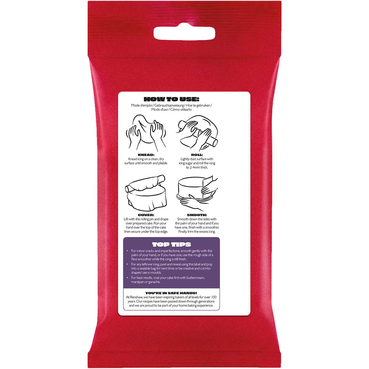 Renshaw Fondant Icing Deep Purple 250g