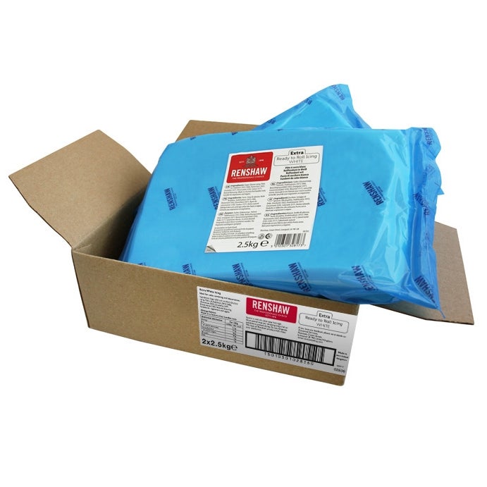 Renshaw Rolled Fondant Extra 5kg - White