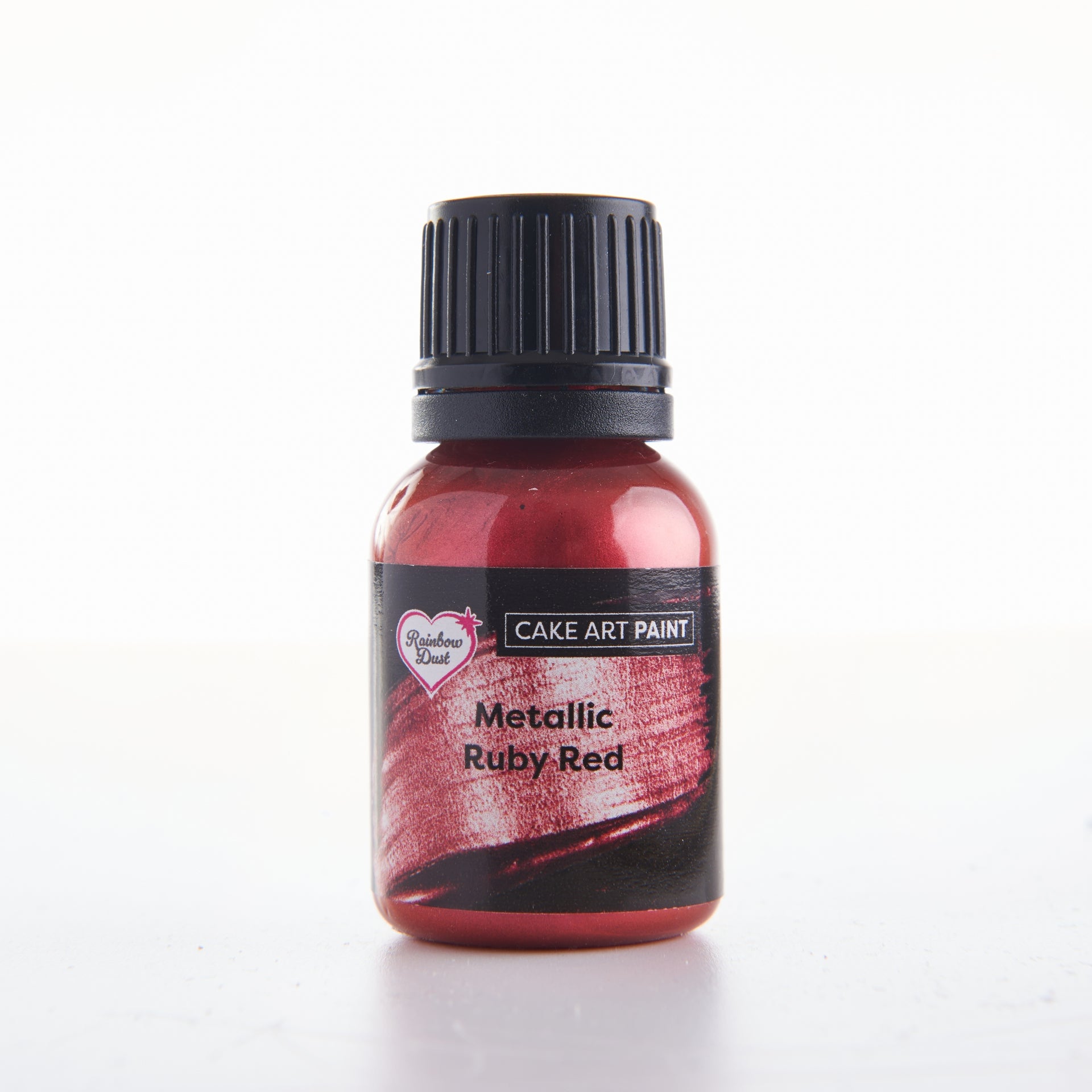 Rainbow Dust Cake Art Paint Metallic Ruby Red 25g