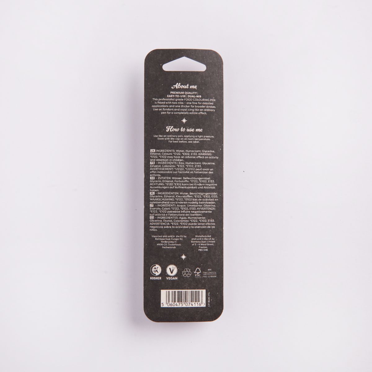 RD Cake Art Pen - Jet Black