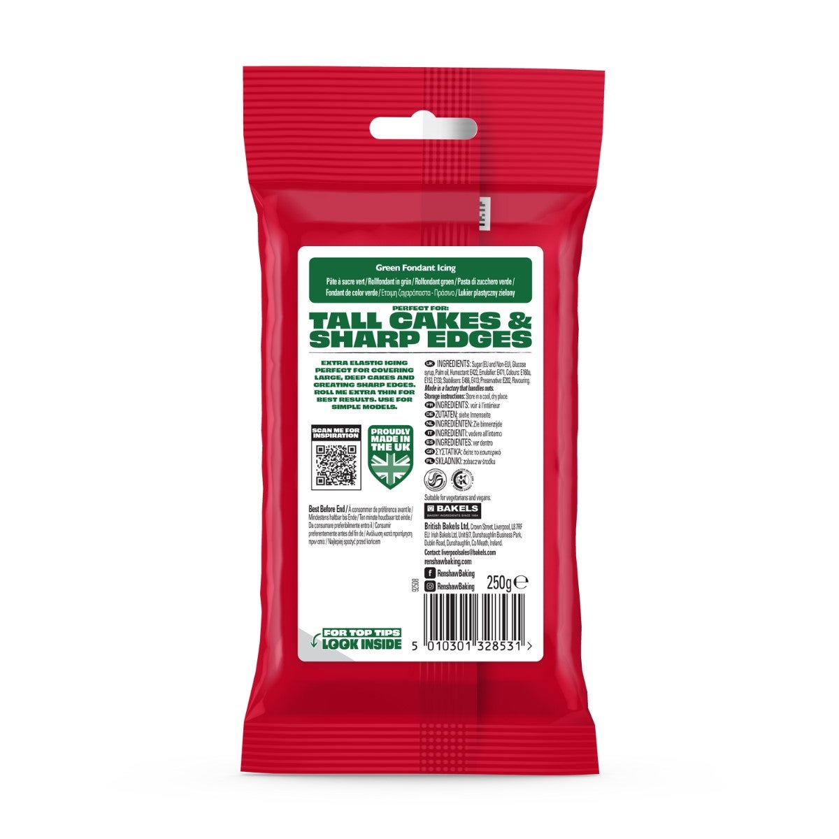 Renshaw Extra Fondant 250g - Green