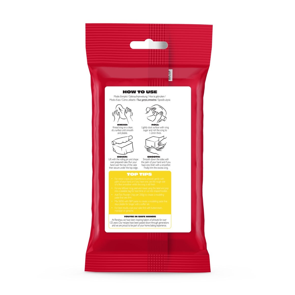 Renshaw Extra Fondant 250g - Yellow