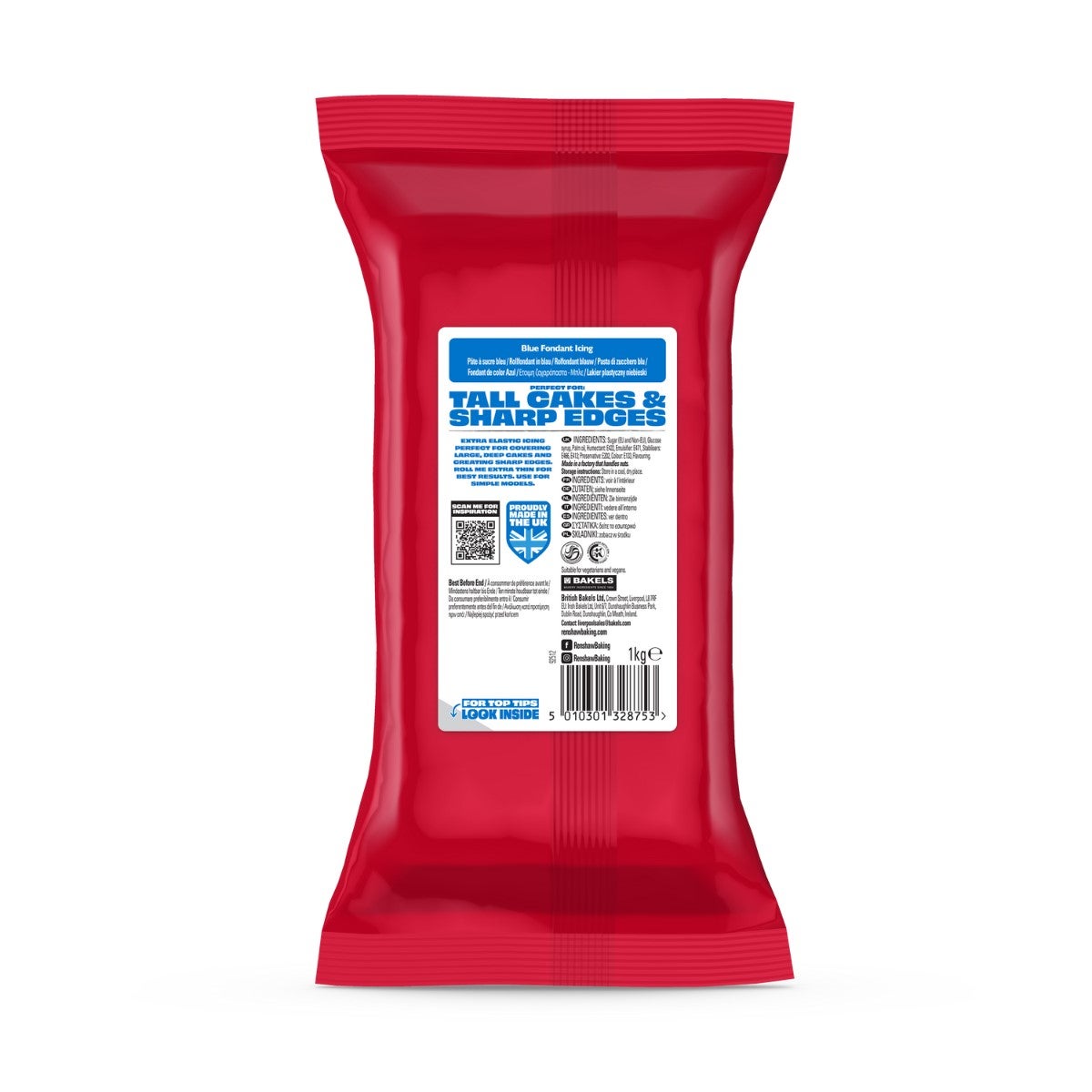 Renshaw Extra Fondant 1kg - Blue