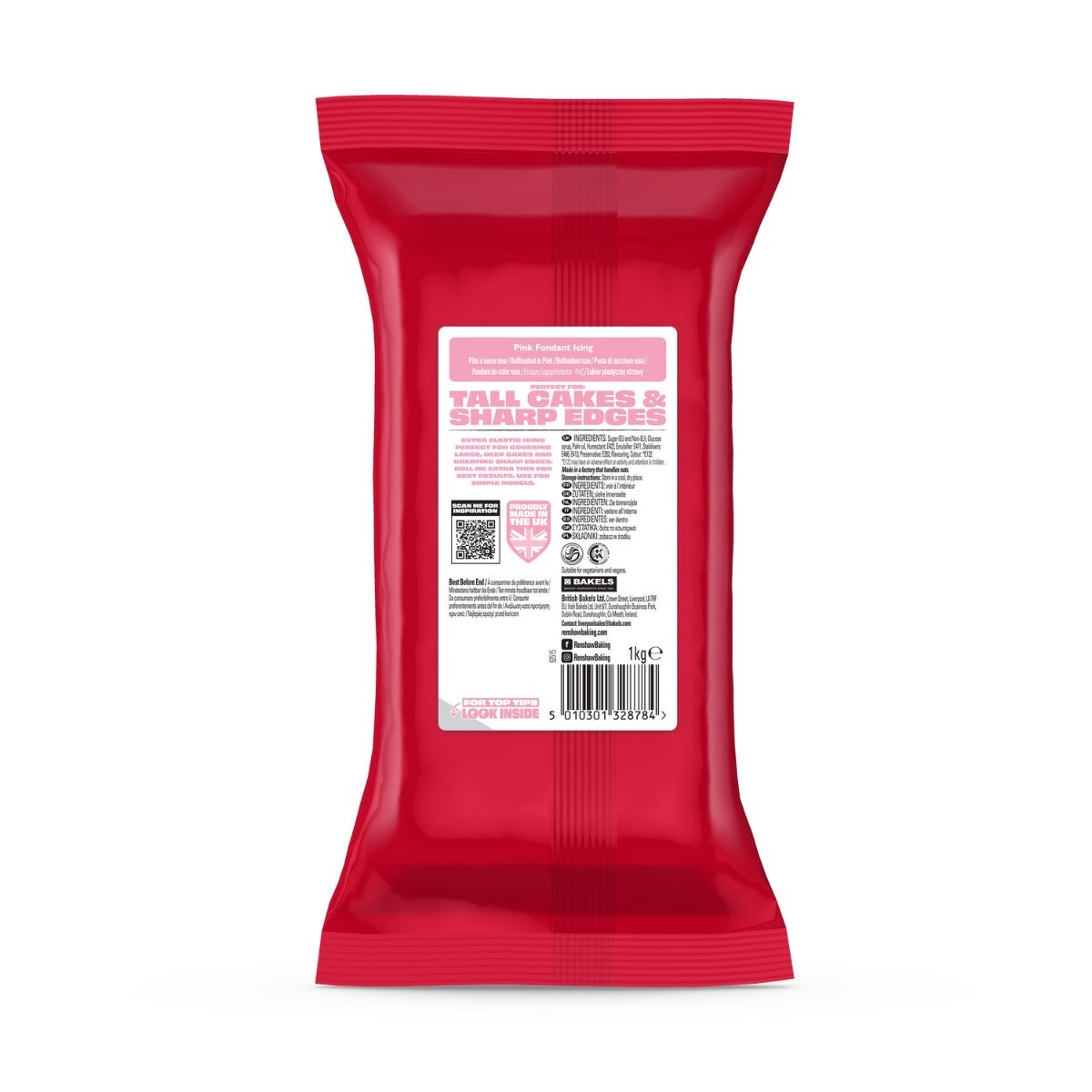 Renshaw Extra Fondant 1kg - Pink