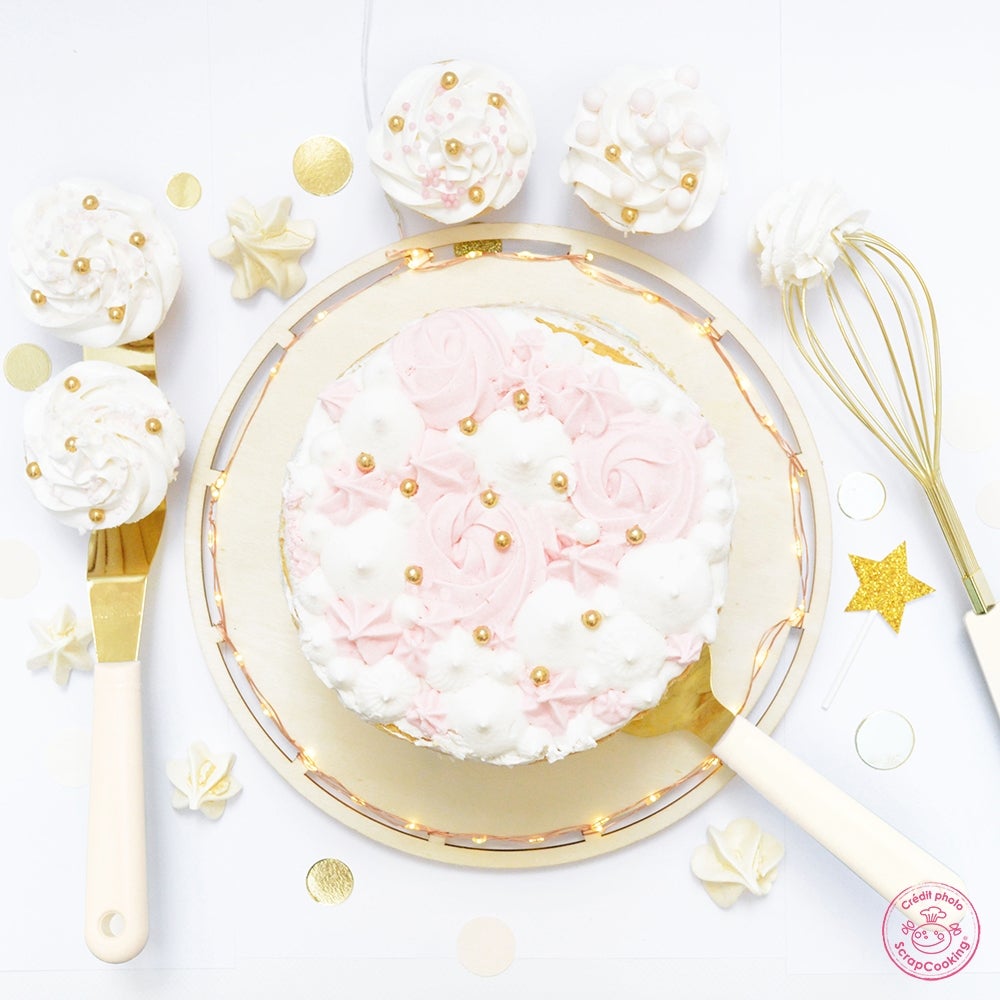 ScrapCooking Golden Spatula/Whisk/Cake Server Set/3