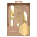 ScrapCooking Golden Spatula/Whisk/Cake Server Set/3