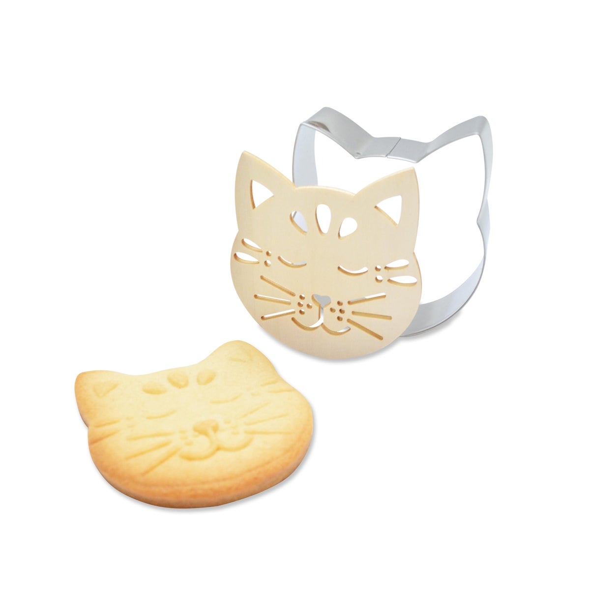 ScrapCooking Cookie Cutter & Embosser Cat